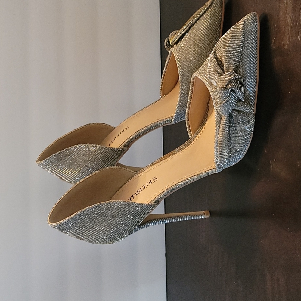 Silver shoes